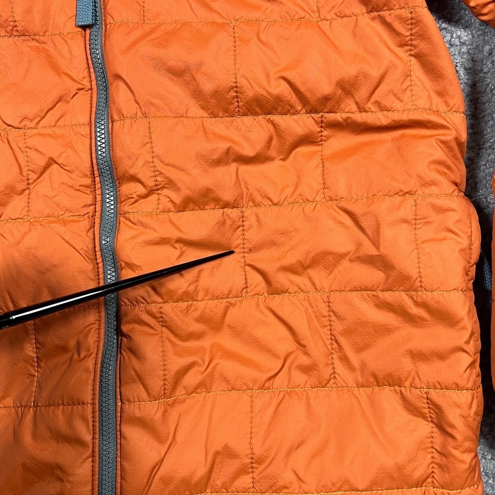 Patagonia Nano Puff Jacket Orange Youth Large (12) Lightweight Insulated Coat - Picture 4 of 6